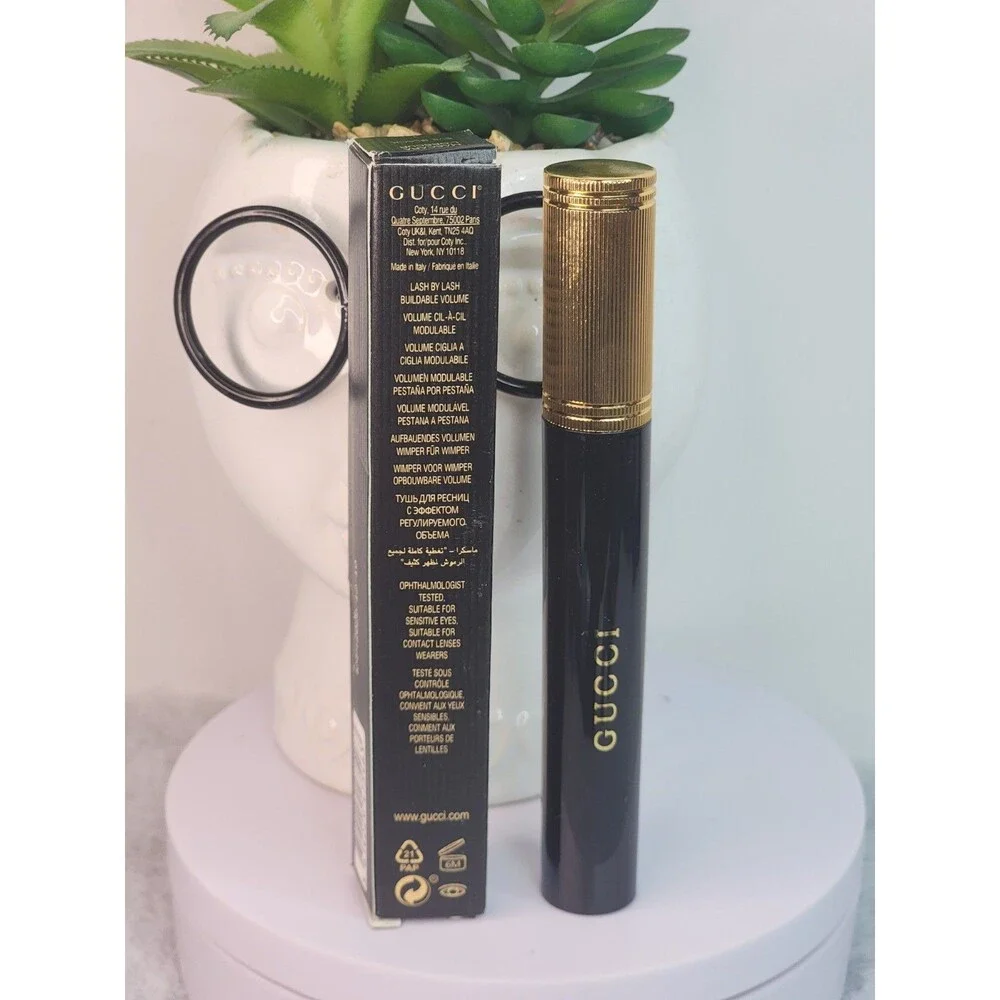 Gucci Mascara L'Obscur # 1 Eve Black 6.5ml/0.21oz NIB exp 28/12/10